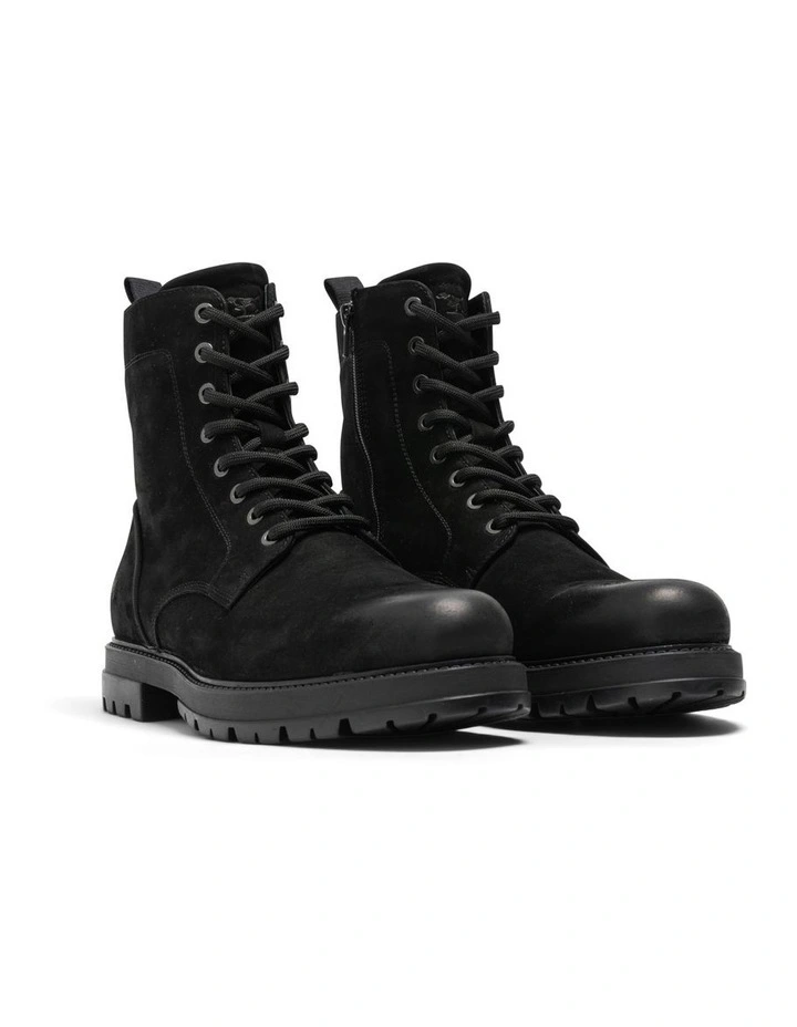 Rodd & Gunn Addington Military Boot In Black 6 Rodd & Gunn Addington Military Boot In Black - Image 4