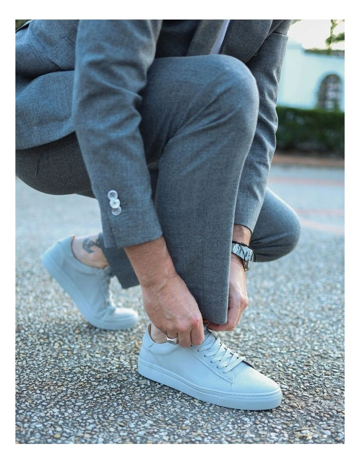 Aquila Deco 2.0 Nubuck Sneakers In Light Grey 4 Aquila Deco 2.0 Nubuck Sneakers In Light Grey - Image 2