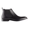 Aquila Dexter Leather Chelsea Boots In Black