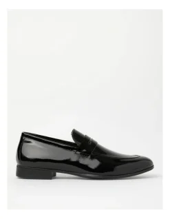 Blaq Alexei Penny Loafer In Black