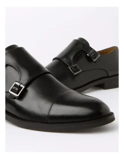 Blaq Blaine Double Monk Strap Slip On In Black -CONVERSE shop 940221910 5 720x928