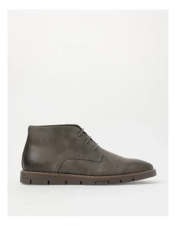 Kenji Tanner Lace Boot In Grey