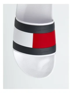 Tommy Hilfiger Essential Flag Pool Slide Slides In White -CONVERSE shop 943227280 6 720x928