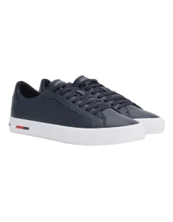 Tommy Hilfiger Modern Leather Sneaker In Navy