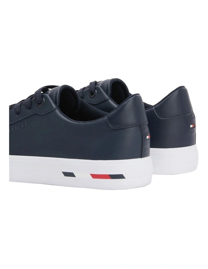 Tommy Hilfiger Modern Leather Sneaker In Navy 4 Tommy Hilfiger Modern Leather Sneaker In Navy - Image 2