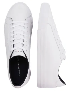 Tommy Hilfiger Modern Leather Sneaker In White 11 Tommy Hilfiger Modern Leather Sneaker In White -CONVERSE shop 945652330 5 720x928