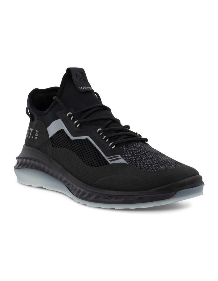 ECCO ST360 Sneaker In Black 8 ECCO ST360 Sneaker In Black - Image 6