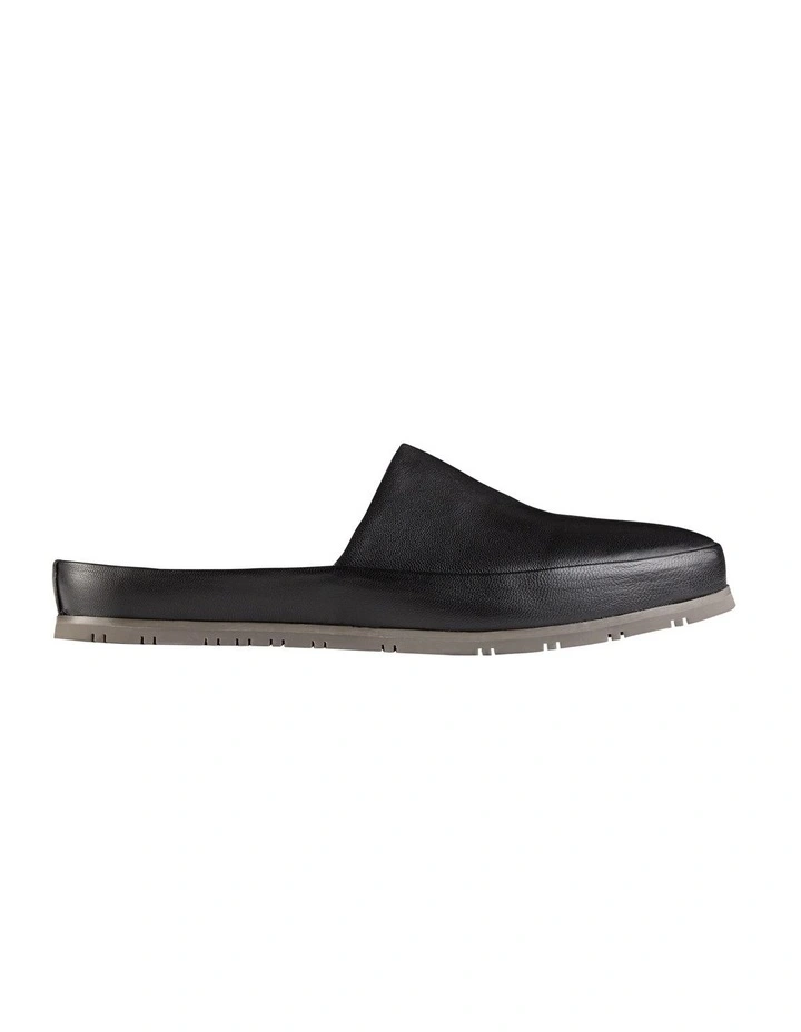 Aquila Fairmont Leather Slippers In Black 3 Aquila Fairmont Leather Slippers In Black