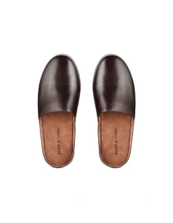 Aquila Fairmont Leather Slippers In Brown 7 Aquila Fairmont Leather Slippers In Brown -CONVERSE shop 946548460 3 720x928