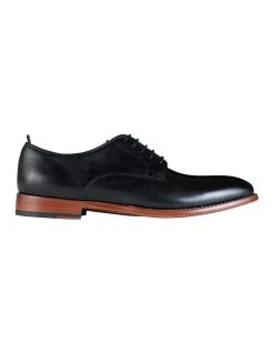 Aquila Bower Leather Dress Shoes In Black