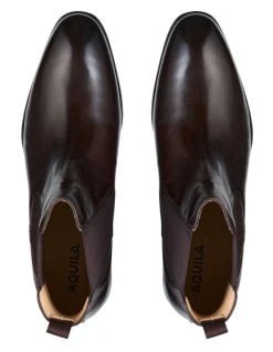 Aquila Bronson Leather Chelsea Boots In Brown -CONVERSE shop 946675270 3 720x928