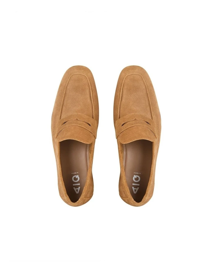 AQ By Aquila Thomas Suede Loafers In Tobacco 5 AQ By Aquila Thomas Suede Loafers In Tobacco - Image 3