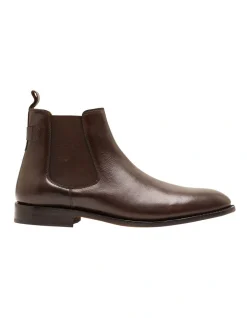 Oxford Gage Goodyear Welted Chelsea Boots In Chocolate