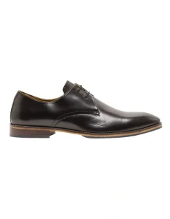 Oxford Jared Hi Shine Derby Shoes In Black
