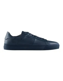 Aquila Vice Leather Sneakers In Blue
