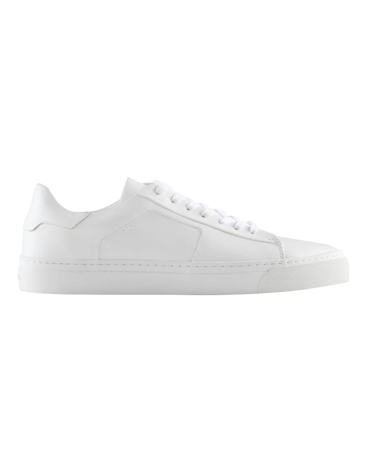 Aquila Vice Leather Sneakers In White 3 Aquila Vice Leather Sneakers In White