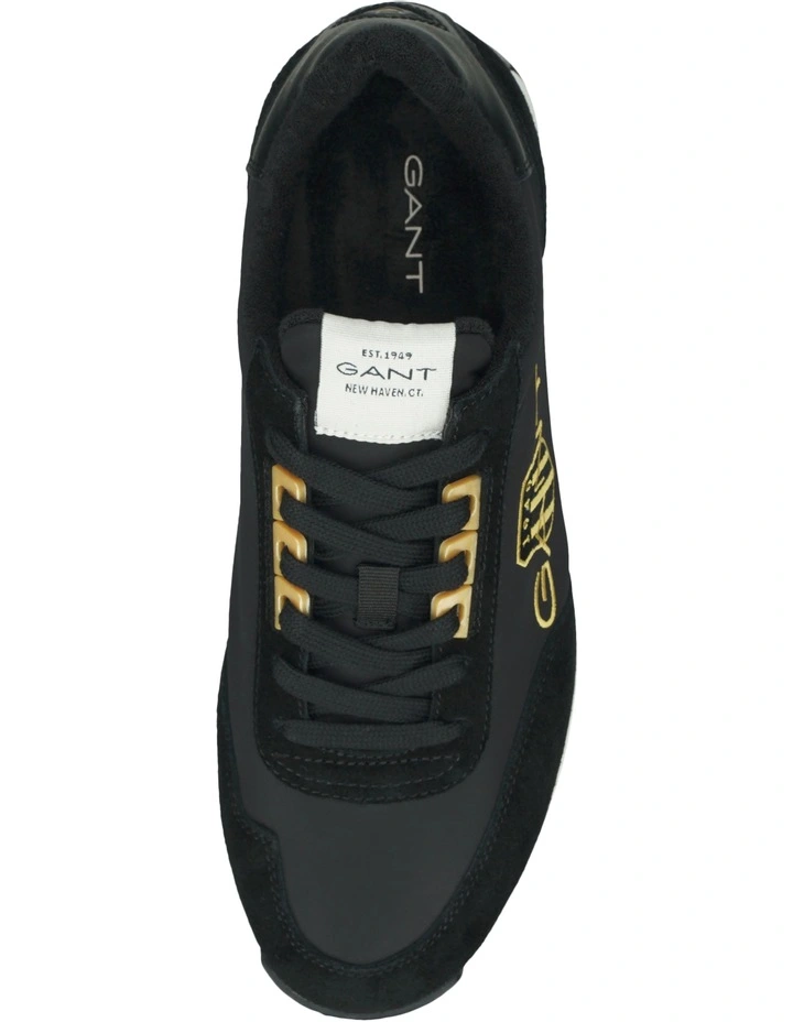 Gant Garold Silky Suede Sneaker In Black 4 Gant Garold Silky Suede Sneaker In Black - Image 2