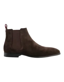 Dune London Mantle Boots In Dark Brown