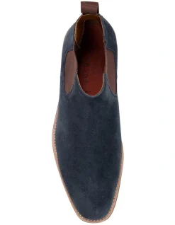 Dune London Masons Chelsea Boots In Navy -CONVERSE shop 954048430 3 720x928