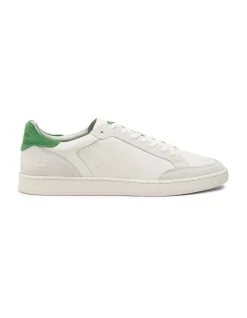 Rodd & Gunn Sussex Street Sneaker In Chalk/Emerald