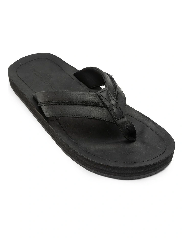 Rodd & Gunn Piha Jandal In Black 5 Rodd & Gunn Piha Jandal In Black - Image 3