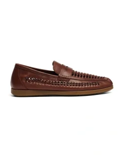 Rodd & Gunn Gisborne Huarache Slip On In Redwood