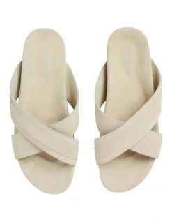 French Connection Reid Leather Cross Over Slide -CONVERSE shop 955449820 955448830 4 720x928