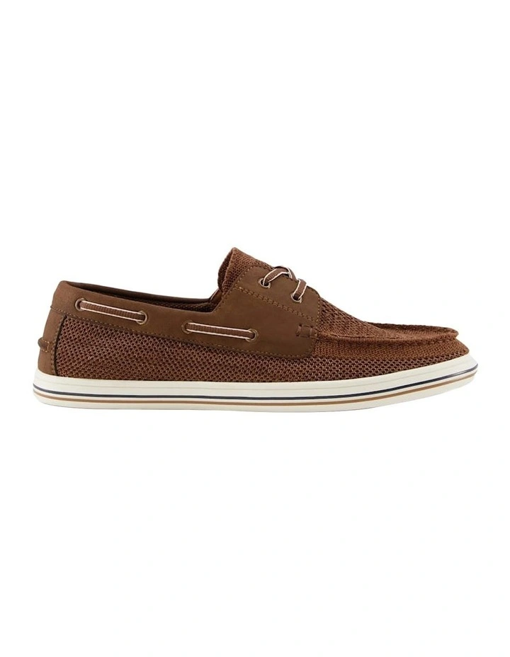 Dune London Burnner Boat Shoe In Tan 3 Dune London Burnner Boat Shoe In Tan