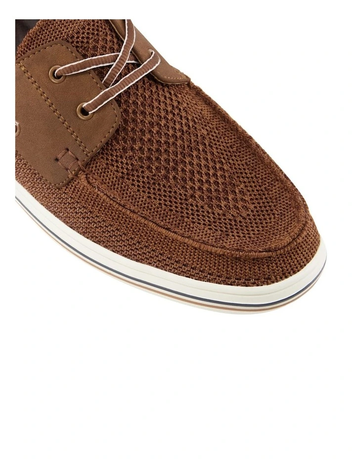 Dune London Burnner Boat Shoe In Tan 5 Dune London Burnner Boat Shoe In Tan - Image 3