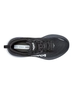 Hoka One One Bondi 8 Mens Running Shoes In Black/White -CONVERSE shop 958000060 3 720x928