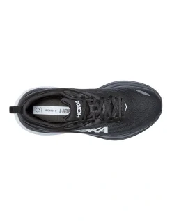 Hoka One One Bondi 8 Wide Mens Running Shoes In Black/White -CONVERSE shop 958000330 3 720x928