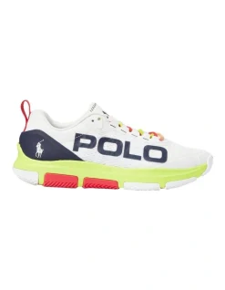 Polo Ralph Lauren Australian Open Tech Racer Sneakers In White