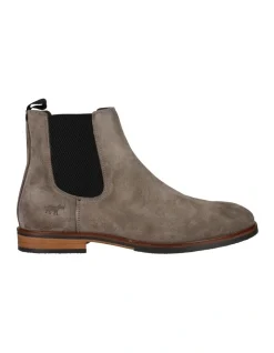 Wild Rhino Richmond Boot In Grey Suede