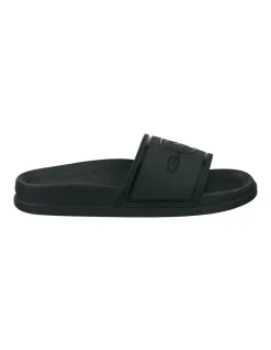 Gant Beachrock Slides In Black