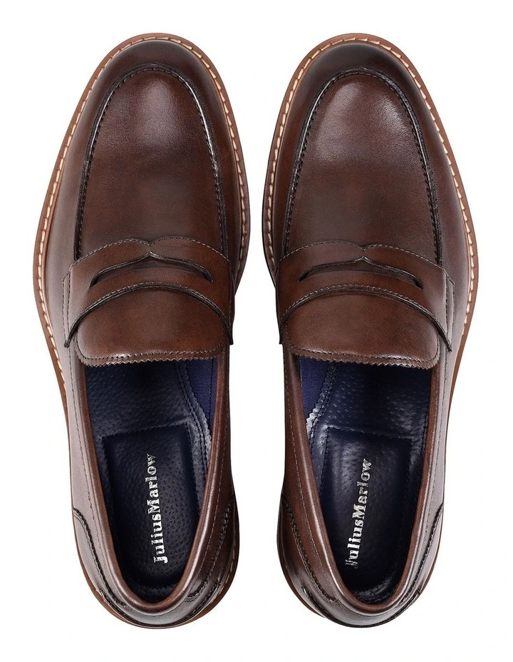 Julius Marlow Chaotic Slip-on Loafer In Brown 5 Julius Marlow Chaotic Slip-on Loafer In Brown - Image 3