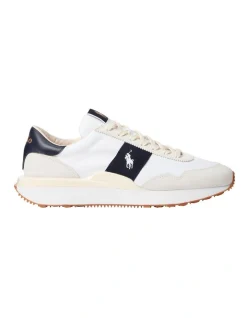 Polo Ralph Lauren Train 89 Sneaker In White/Navy