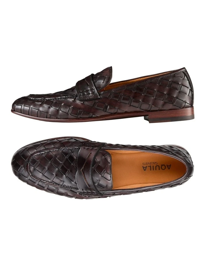Aquila Giovanni Leather Loafers In Brown 4 Aquila Giovanni Leather Loafers In Brown - Image 2