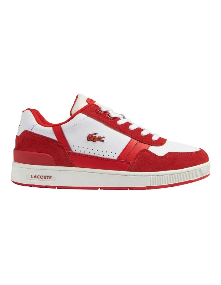 Lacoste T-CLIP 5 SMA In White/Red 3 Lacoste T-CLIP 5 SMA In White/Red