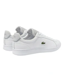 Lacoste Carnaby Pro Luxe Sneaker In White/Grey -CONVERSE shop 974582020 3 720x928