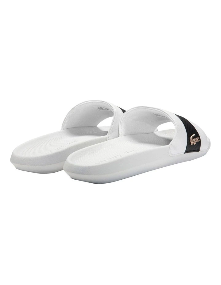 Lacoste Croco Slide In White 5 Lacoste Croco Slide In White - Image 3