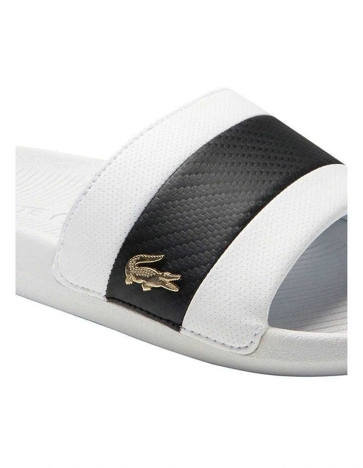 Lacoste Croco Slide In White 8 Lacoste Croco Slide In White - Image 6