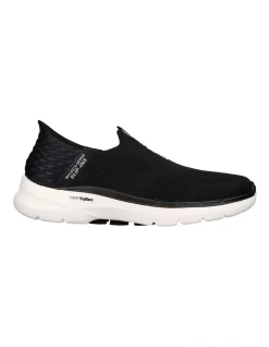 Skechers Go Walk 6 Easy On Sneaker In Black
