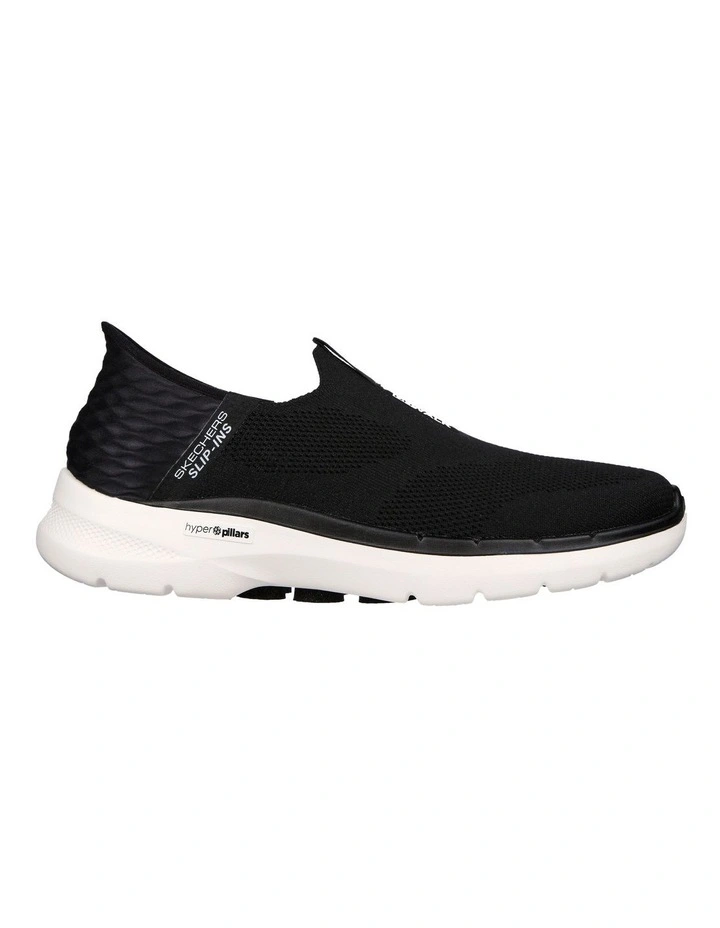 Skechers Go Walk 6 Easy On Sneaker In Black 3 Skechers Go Walk 6 Easy On Sneaker In Black
