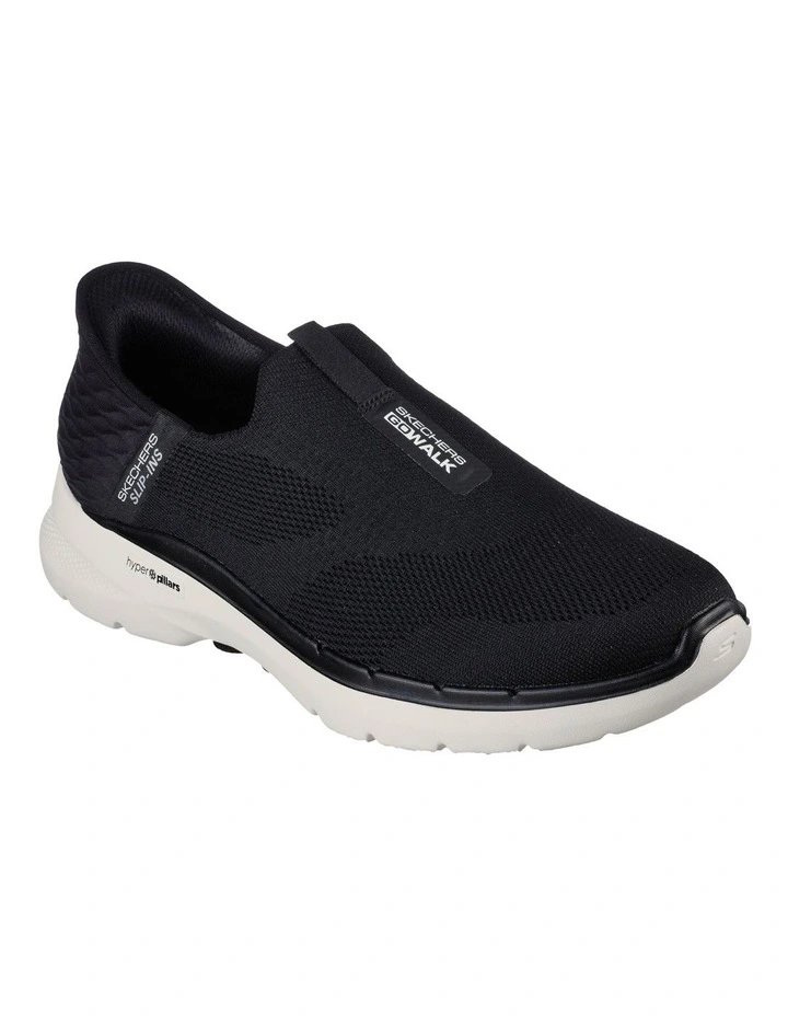 Skechers Go Walk 6 Easy On Sneaker In Black 5 Skechers Go Walk 6 Easy On Sneaker In Black - Image 3