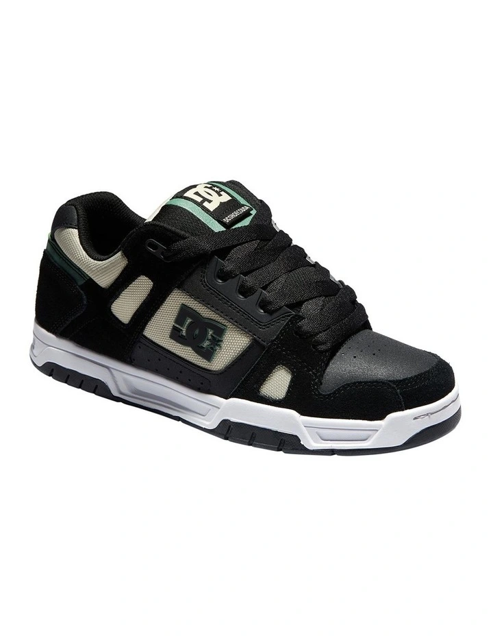 DC Stag Sneaker In Tan/Green 6 DC Stag Sneaker In Tan/Green - Image 4