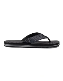 Quiksilver Lanai Thongs In Black