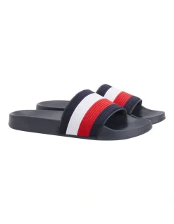 Tommy Hilfiger Corporate Pool Slide In Blue