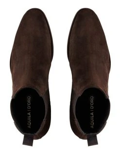 Aquila Osbourne 2.0 Suede Chelsea Boots In Chocolate -CONVERSE shop 979295050 3 720x928