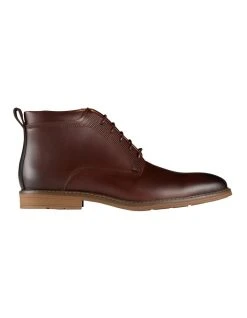 AQ By Aquila Tillman Leather Chukka Boots In Brown