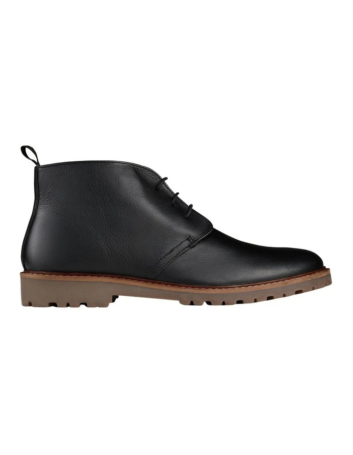 AQ By Aquila Perkins Leather Chukka Boots In Black 3 AQ By Aquila Perkins Leather Chukka Boots In Black